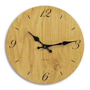 Wohnzimmeruhr Eiche 30 cm